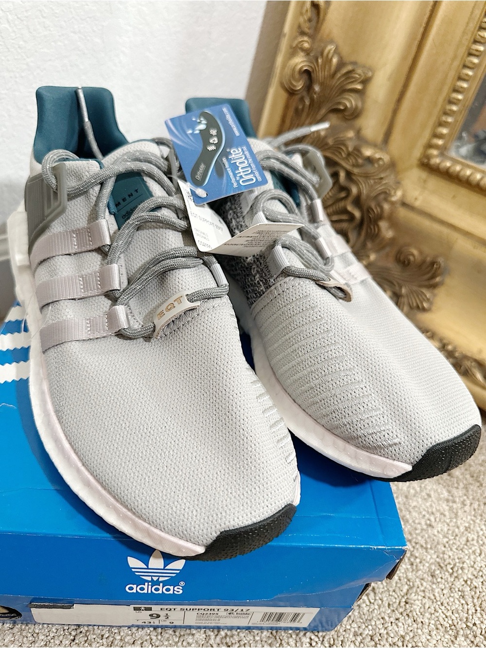 NIB NWT Adidas Originals EQT Support 93/17 Sneakers Size 9.5